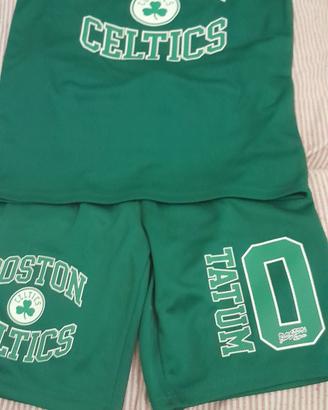 completo canotta da basket celtics x tatum