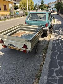 fiat panda 900 i.e. gancio traino più carrello.