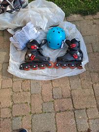 roller casco protezioni