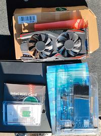 scheda grafica + wifi card + PCI-e Ethernet Card
