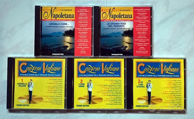 N. 5 CD "La Canzone Napoletana e Canzoni Italiane"