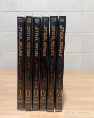 Star Wars saga dvd episodi I II III IV V VI