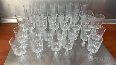Servizio bicchieri in cristallo, Cris d'Arques