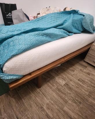 Letto 1 piazza e mezza 120x190 e struttura 