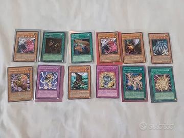 12 carte yu gi oh non comuni
