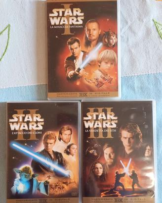 DVD "Star Wars" I, II, III