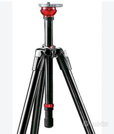 cavalletto e testa manfrotto