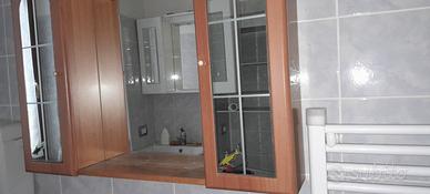 specchiera bagno colore legno