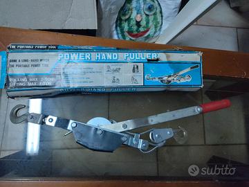 Paranco Verricello manuale Gancio traino fino onne