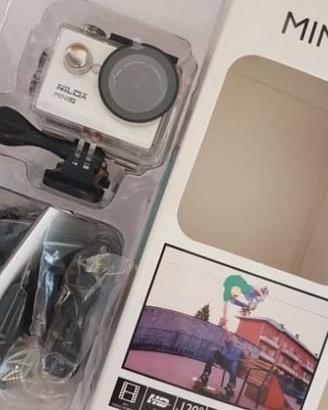 Nilox MiniUp ActionCam, 720p/30fps, bianco