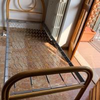 Letto singolo in rattan