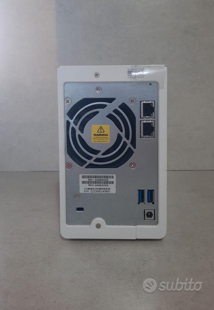 NAS DI RETE QNap Mod.TS-231K + 2 HD 2TB - Informatica In vendita a