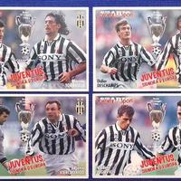 Cartoline Juve Campione d'Europa 1996 annullo 1°g.