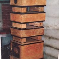 stufa  in terracotta