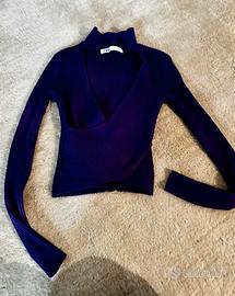 Maglia canettata di cotone Zara taglia s  coem
