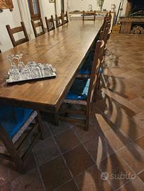 TAVOLO DI LEGNO MASSELLO