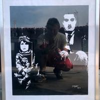 Disegno originale “Chaplin e il Monello” Genovese