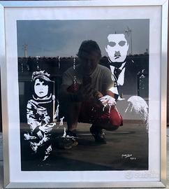 Disegno originale “Chaplin e il Monello” Genovese