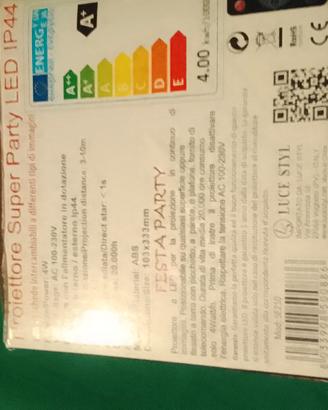 proiettore luce interno e esterno a led 