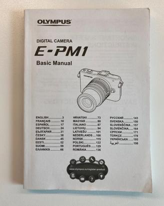 Libretto istruzioni Olympus E-PM1