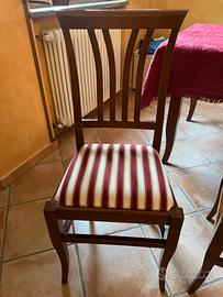 Set da 6 sedie in legno