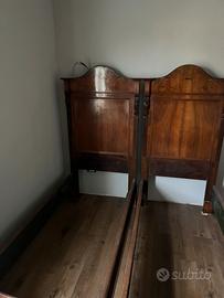 Letti antichi con reti ortopediche seminuovi