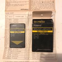 Card Roland R8 e Korg M1
