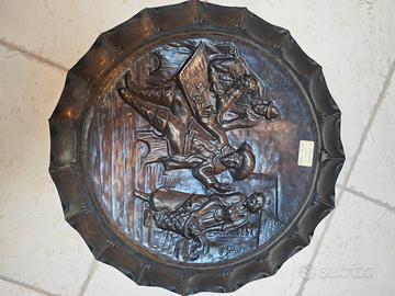 piatto decorativo in rame
