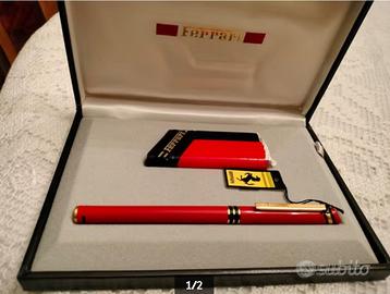 Penna ed accendino Ferrari