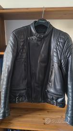 Giubbotto Moto in Pelle Vintage Eurox 