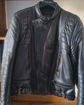 Giubbotto Moto in Pelle Vintage Eurox 