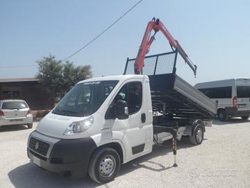 Fiat Ducato ribaltabile con gru