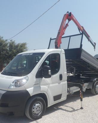 Fiat Ducato ribaltabile con gru