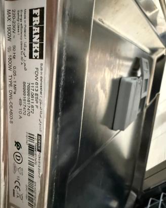 Lavastoviglie Franke mod. FWD 613 E5P da riparare