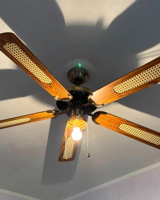 Lampadario con ventilatore