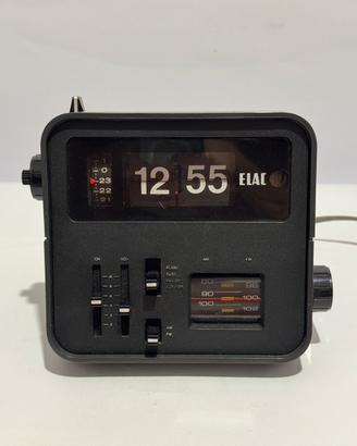 ELAC RD100 Radiosveglia Flip Clock Vintage Anni 70