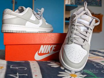 Nike Dunk Low Retro - Uomo White/Grey fog