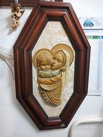 quandro con cornice in legno