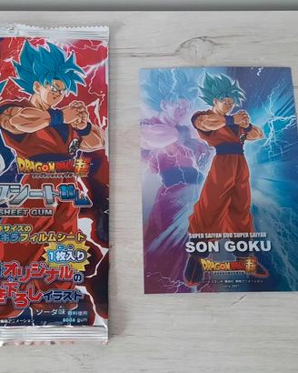 Dragon Ball Super Metallic Sheet Gum