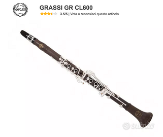 Clarinetto Grassi GR CL 600