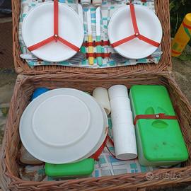 Cesta picnic vintage