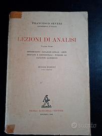 SeveriLezioni di analisiZanichelli Bologna 1943