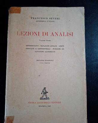 SeveriLezioni di analisiZanichelli Bologna 1943