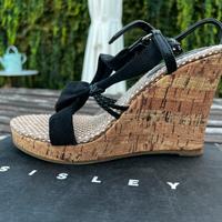 Sandalo zeppa Sisley