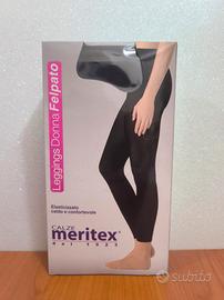 🔴 Leggings donna felpato elasticizzato 