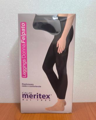 🔴 Leggings donna felpato elasticizzato 