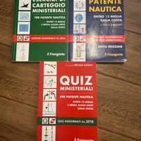 Set libri per quiz patente nautica