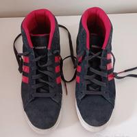 scarpe sneakers Adidas originali fucsia e blu