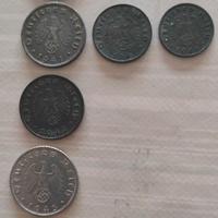 Germania Bellica: Lotto 8 Monete Pfennig 1938-1943