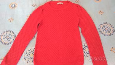 Maglia rossa traforata